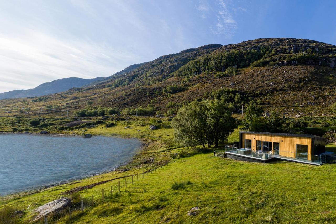 Birches Lodge With Hot Tub Dundonnell Kültér fotó